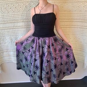 Vintage Prom/Bridesmaid Floral Dress 💜